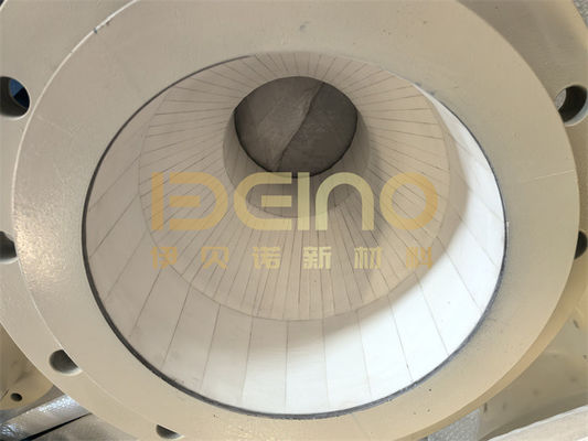 Alumina Ceramic Linered Elbow bền và cho các hệ thống đường ống công nghiệp