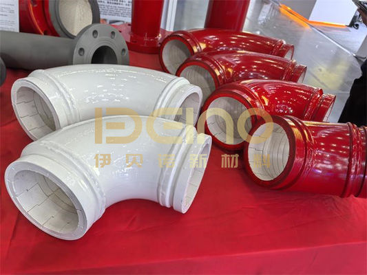 Phụng thép ống bơm bằng gốm lót chống mài