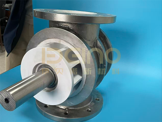 Van xả xoay được lót bằng gốm nhôm với bảo vệ mòn hoàn toàn gốm, chống nhiệt độ cao và ăn mòn và tuổi thọ dài