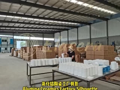 Alumina ống gốm chống mòn Nhẫn gốm trắng chống mòn Gốm gốm gốm