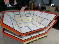 Alumina Chute Wear Liner Industrial Ceramic Composite Liner cao su