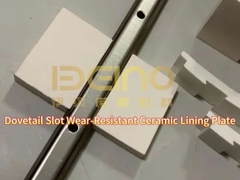 Tấm lót gốm chịu mài mòn rãnh đuôi én