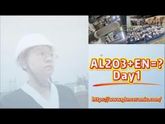 Đường ống bọc gốm alumina đường kính lớn