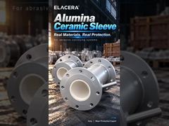 Ống lót bằng gốm bằng thép không gỉ để vận chuyển bột pin lithium